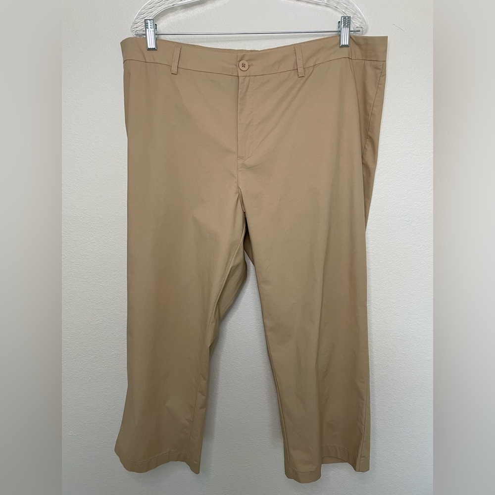 Jessica London NWOT Women's Khaki Chinos Capris Tan Plus Size 18W
